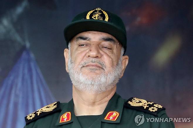이스라엘 공습에 숨진 이란 이슬람혁명수비대(IRGC) 호세인 살라미 총사령관 [AFP 연합뉴스 자료사진. 재판매 및 DB 금지]