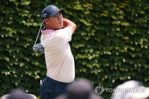 김시우의 티샷. [AFP/게티이미지=연합뉴스]