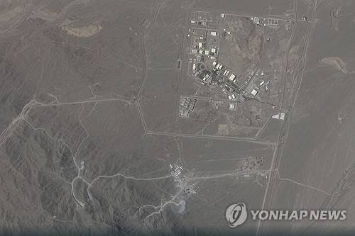 이란 나탄즈 핵시설 위성사진 [AP 연합뉴스 자료사진. 플래닛랩스 제공. 재판매 및 DB 금지]