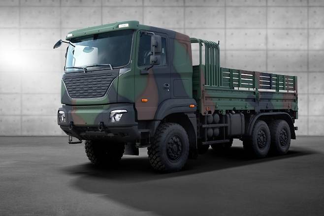 기아가 국군 업무에 사용될 트럭, 중형 표준차를 본격 양산하기 시작했다. 사진=기아