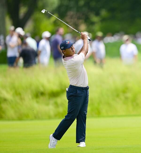 USGA가 주관하는 2025년 미국프로골프(PGA) 투어 메이저 대회 US오픈에 출전한 김시우 프로. 사진제공=USGA/Logan Whitton