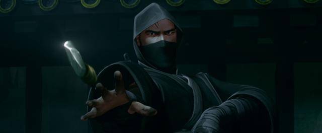 일본 닌자 겐지 역시 의도치 않게 프레데터와 맞서 싸우게 된다. 월트디즈니컴퍼니 코리아 제공