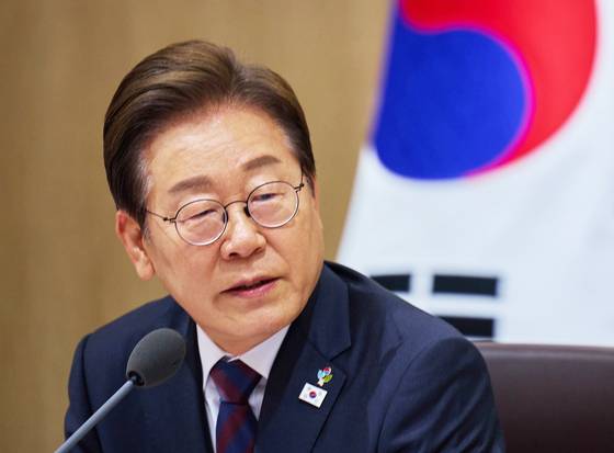 이재명 대통령이 10일 오전 서울 용산 대통령실에서 열린 국무회의를 주재하고 있다. 사진 대통령실