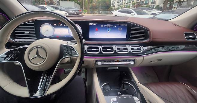 메르세데스-마이바흐 GLS 실내 [헤럴드 DB]