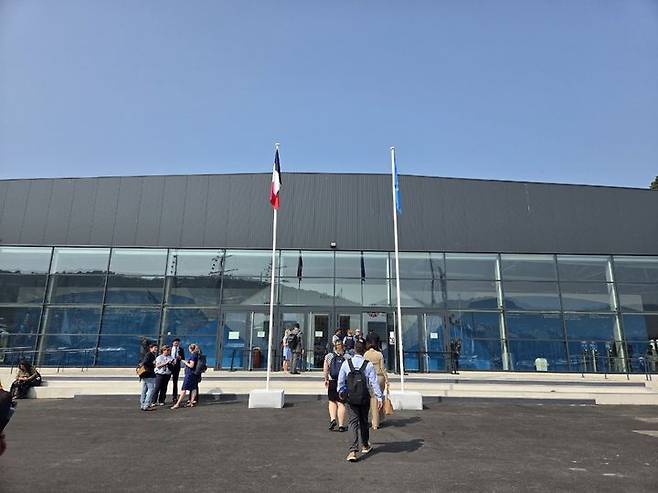 [니스=뉴시스] 이혜원 기자 = 지난 9~13일(현지 시간) 프랑스 니스에서 열린 제3차 유엔 해양총회 본회의장 전경. 2025.06.14. hey1@newsis.com *재판매 및 DB 금지