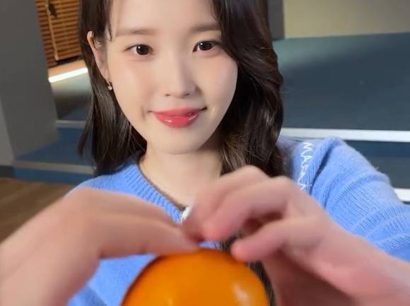 넷플릭스 드라마 ‘폭싹 속았수다’에서 ‘오애순’을 연기한 배우 겸 가수 아이유가 홍보 영상에서 드라마를 관통하는 재료 중 하나인 제주산 감귤을 쥐고 있다. 드라마에는 감귤을 껍질째 화롯불에 올려 구워 먹는 장면이 여러 차례 등장한다. 넷플릭스 자료