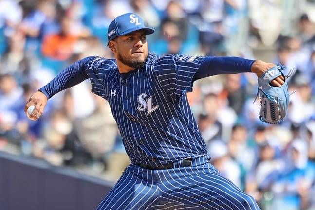 데니 레예스. /사진=삼성 라이온즈 제공