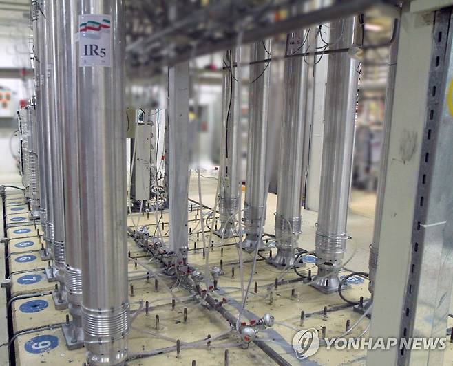 이란 나탄즈의 우라늄 농축 시설 [EPA 연합뉴스 자료사진]