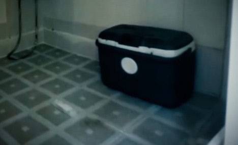 사건 현장의 아이스박스. SBS그것이알고싶다 캡처.