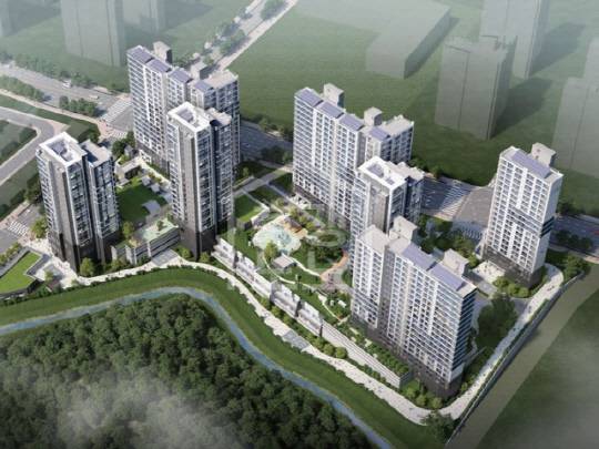 경기도 과천시 갈현동 과천지식정보타운 S7블록에 공급되는 '과천그랑레브데시앙' 조감도. [한국토지주택공사(LH) 제공]