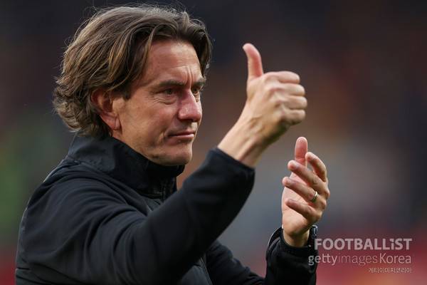 토마스 프랑크 당시 브렌트퍼드 감독. 게티이미지코리아