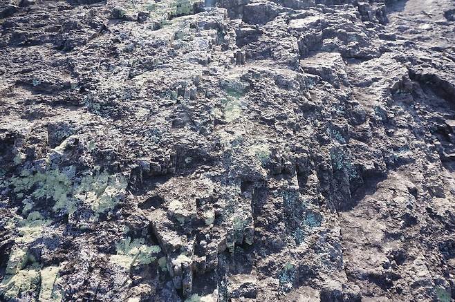 여행길에 만난 절벽 모습. 장보영 제공