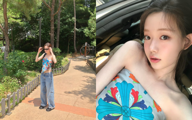 배우 최윤지가 파격적인 약수터 패션을 선보였다. / 최윤지 인스타그램 캡처