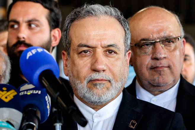 압바스 아락치 이란 외무장관. 연합뉴스