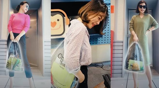 방송인 최화정이 명품 가방을 소개했다. 유튜브 채널 '안녕하세요 최화정이에' 캡처.