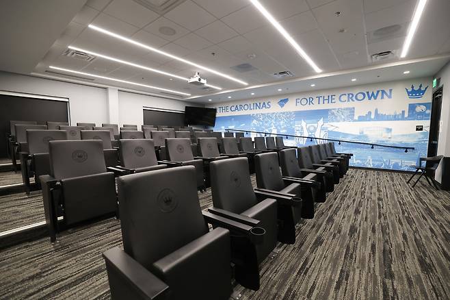 샬럿FC 클럽하우스의 시청각실 [울산 HD 제공. 재판매 및 DB 금지]