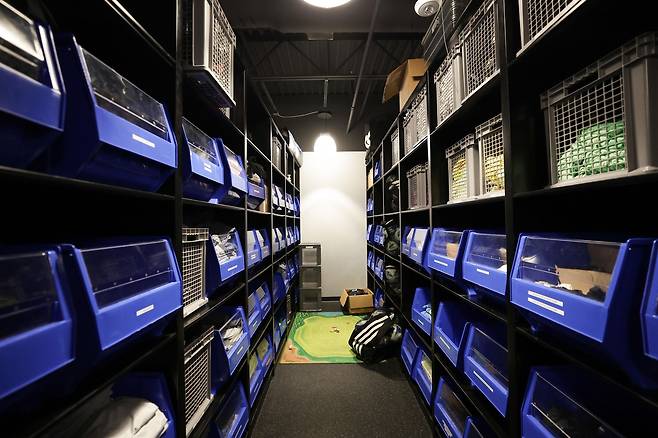 샬럿FC 클럽하우스의 장비실 [울산 HD 제공. 재판매 및 DB 금지]