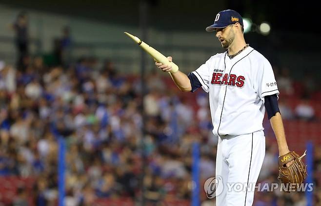 두산 시절의 니퍼트 [연합뉴스 자료사진]