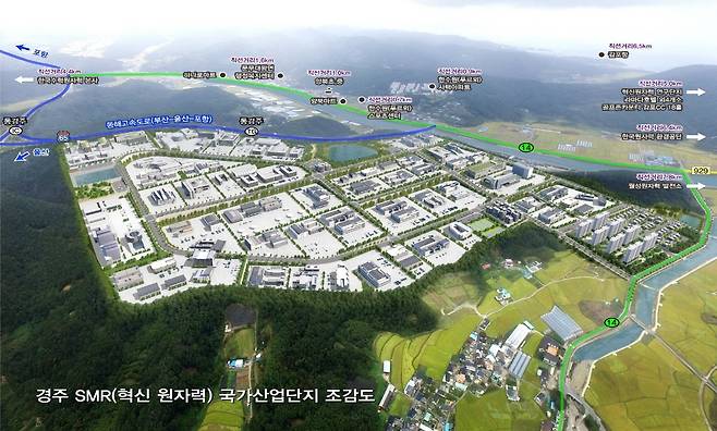 SMR 국가산업단지 조감도./경주시 제공