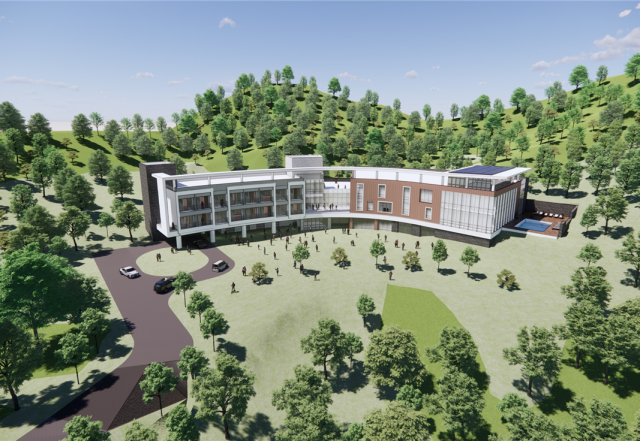 고성 자란도 해양치유센터 조감도. 고성군 제공