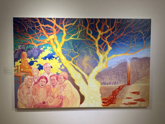 김화순 '일어서는 목소리'. 김은영 기자