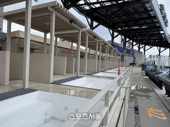 대전 신구장 인피니티풀 옆에 위치한 자쿠지 룸. 대전 | 박연준 기자 duswns0628@sportsseoul.com