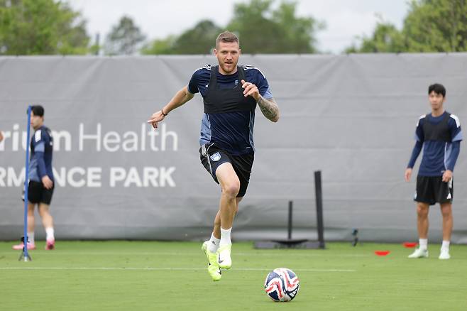 아트리움 헬스 퍼포먼스 파크(샬럿, 미국)/ 2025 피파 클럽월드컵/ 울산HDFC/ 훈련/ 울산 트로야크/ 사진 김정수