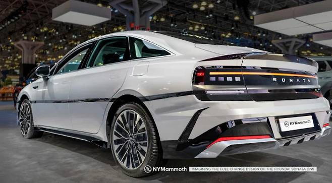 9세대 쏘나타 렌더링 후면부(출처:뉴욕맘모스)