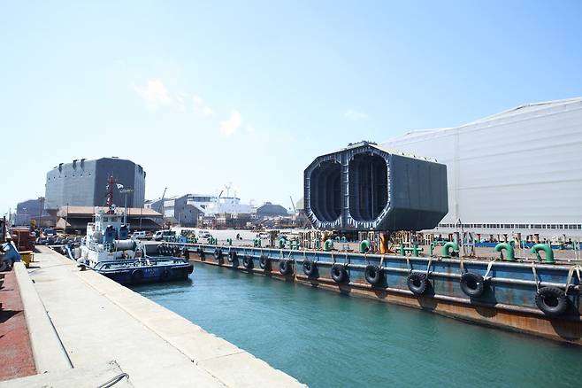 세진중공업이 제작한 액화가스탱크(Liquefied Gas Tank). /세진중공업 제공