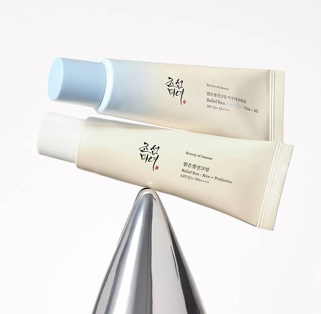K뷰티 브랜드 조선미녀의 '맑은쌀 선크림' 제품. /조선미녀 홈페이지 캡처