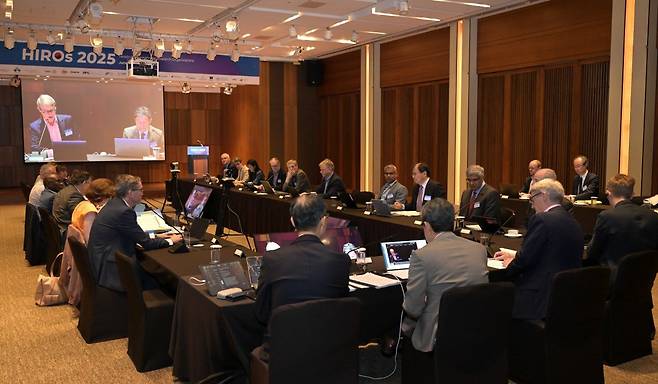 16일부터 서울 중구 신라호텔에서 열리는 ‘2025 HIROs ’회의. 한국보건산업진흥원 제공