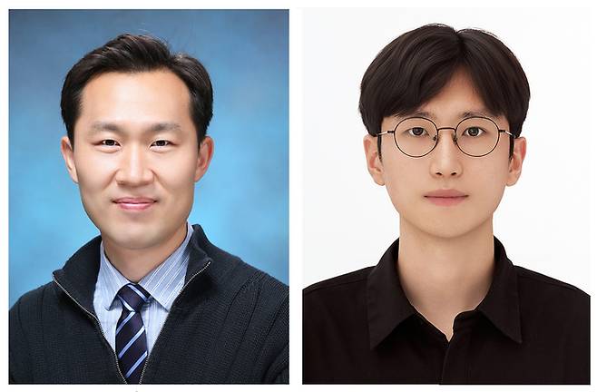 서준혁 교수와 이원중 석박통합과정 학생(왼쪽부터).