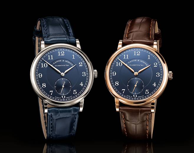 케이스 지름 34mm의 작은 크기로 다시 나온 1815 모델. 사진 랑에 운트 죄네