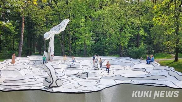 장 뒤퓌페(Jean Dubuffet, 1901~1985), 에나멜 정원, 크롤뢰 뮐러 미술관