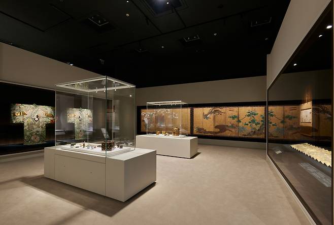 17일 국립중앙박물관에서 개막하는 특별전 ‘일본미술, 네 가지 시선’ 전시 전경. [국립중앙박물관]