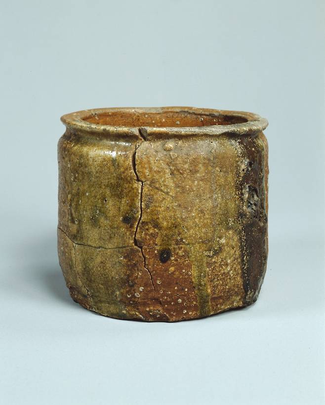 ‘시바노이오리’라 불린 물항아리. 일본 중요문화재. [국립중앙박물관]