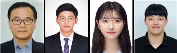 (왼쪽부터) 건국대 조쌍구 교수, 여한철 박사과정, 김유정 연구원, 석재권 박사. (사진=건국대 제공) *재판매 및 DB 금지