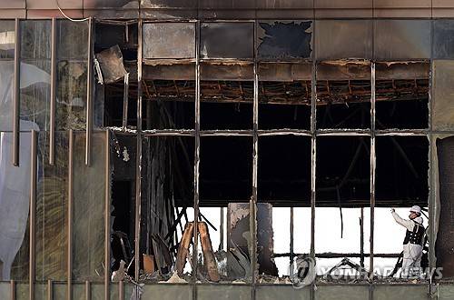 부산 기장군 반얀트리 리조트 공사장 화재 [연합뉴스 자료사진]