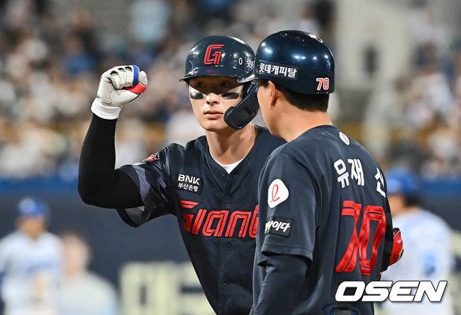 [OSEN=대구, 이석우 기자] 롯데 자이언츠 윤동희 024 2025.05.27 / foto0307@osen.co.kr