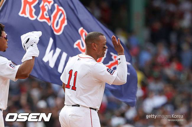 [사진] 보스턴에서 샌프란시스코 트레이드된 라파엘 데버스. ⓒGettyimages(무단전재 및 재배포 금지)
