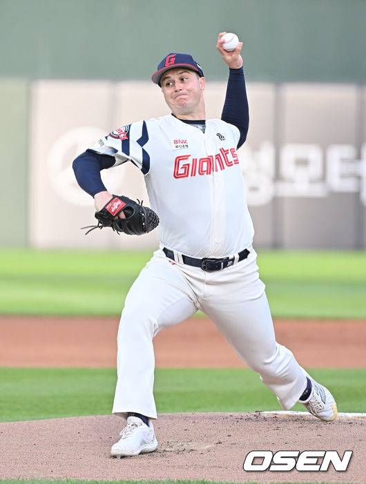 [OSEN=부산, 이석우 기자]  롯데 자이언츠 데이비슨 021 2025.06.05 /