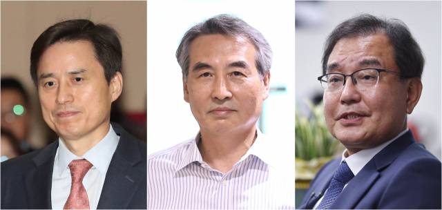 조은석(왼쪽부터)·민중기·이명현 특검.