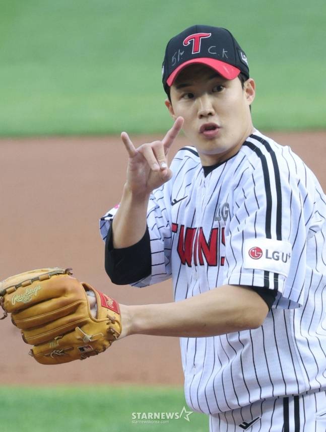 LG 임찬규. /사진=김진경 대기자