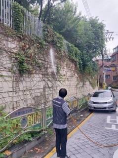 방역활동 모습 [성북구 제공. 재판매 및 DB 금지]