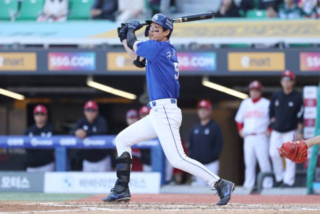 삼성 라이온즈의 구자욱. 삼성 제공