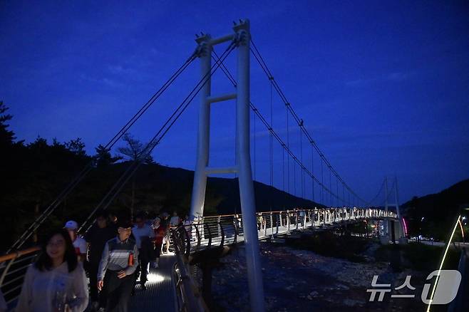 지난해 7월 속초 설악동 설악향기로 개통 당시.(속초시 제공, 재판매 및 DB 금지) 2025.6.16/뉴스1
