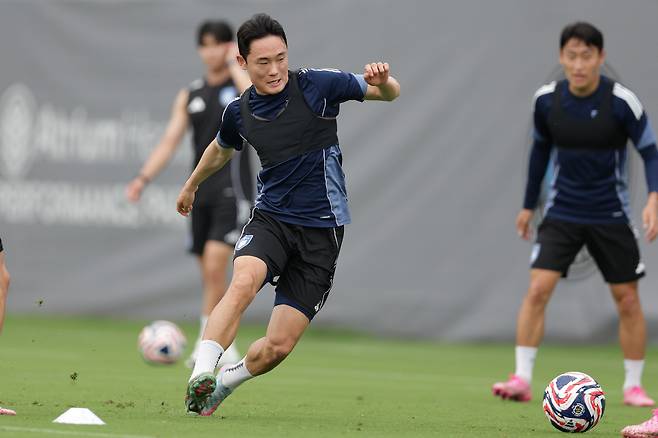 아트리움 헬스 퍼포먼스 파크(샬럿, 미국)/ 2025 피파 클럽월드컵/ 울산HDFC/ 훈련/ 울산 엄원상/ 사진 김정수