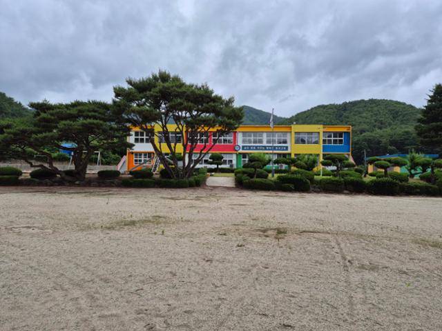 9월 폐교될 경북 안동시 예안면 삼계초등학교.