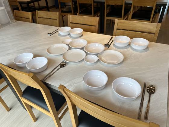 다회용기를 사용하는 경기도의료원 안성병원. 경기도