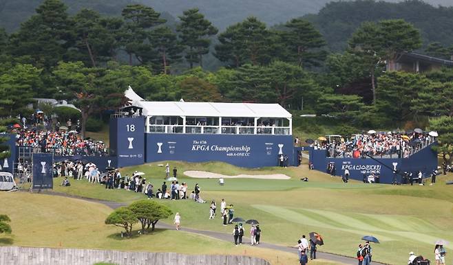 2024년 KPGA 선수권대회가 펼쳐진 에이원CC 전경. KPGA 제공